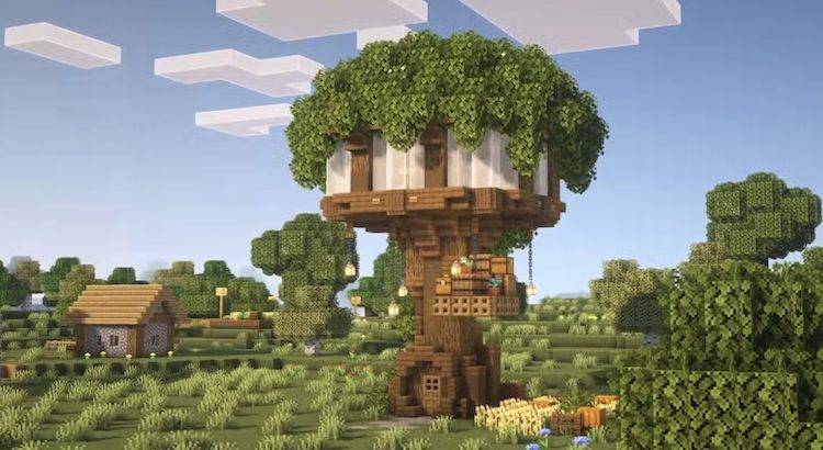 با ساخت این ایده در بازی ماینکرفت میتوانید هم پایگاه و هم یک برج دیدبانی طبیعی داشته باشید و به خوبی اطرافتان را زیر نظر بگیرید.