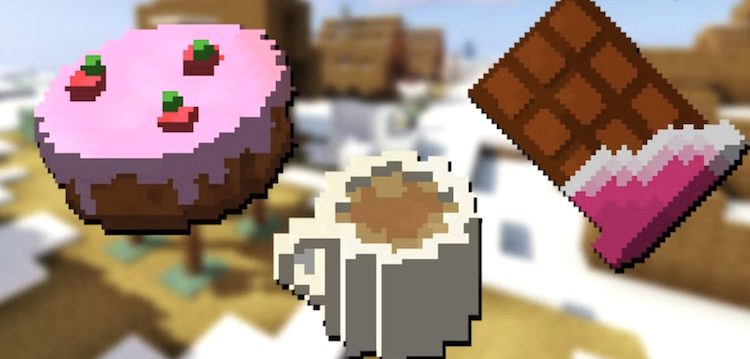 ماد وافلز پلیسابل فودز برای بازی ماینکرفت (Waffle's Placeable Foods) مکانیک خوردن غذاها را تغییر میدهد.