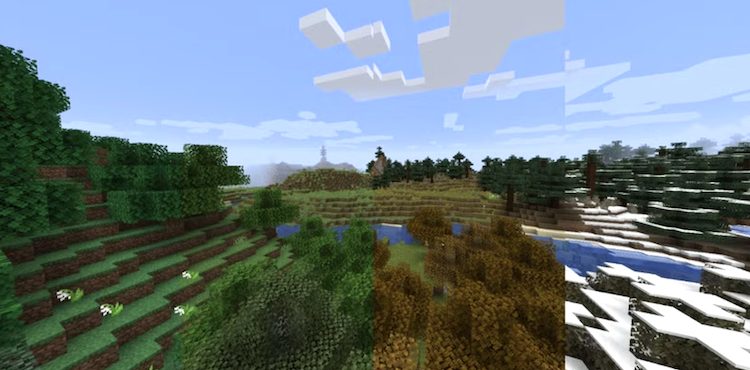 ماد سرین سیزنز برای بازی ماینکرافت افکتهای فصلی شبیه به زمین را به هر یک از بایومهای منحصربهفرد بازی اضافه میکند.