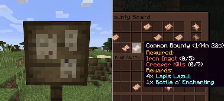 جوایزی که میتوانید از طریق این ماد بازی ماینکرفت دریافت کنید.