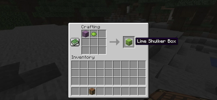 شالکر باکسها میتوانند بر اساس محتویاتشان در بازی ماینکرفت رنگآمیزی شوند.