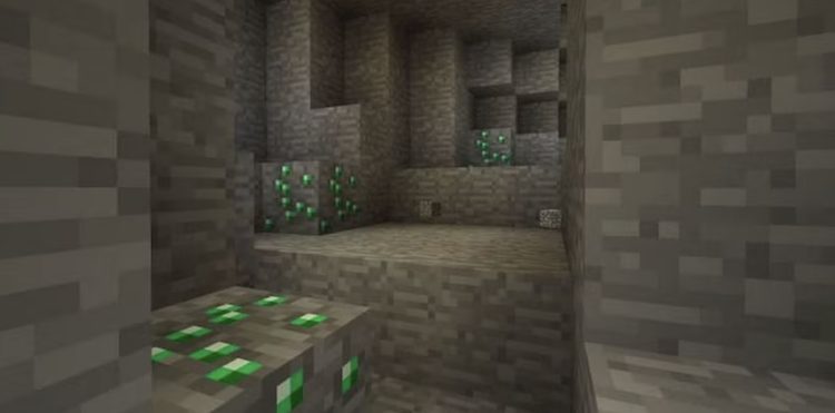 در برخی از بایومهای برفی ماینکرفت به راحتی میتوانید امرالد پیدا کنید.