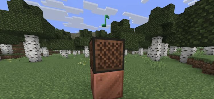 بلوکهای کاپر، بلوکهای نت را در بازی ماینکرفت قادر میسازند تا صداهای ترومپت را پخش کنند.