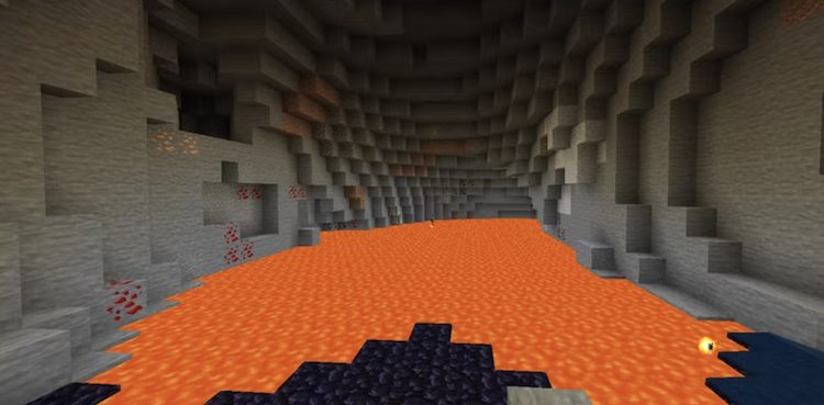 شما در بازی ماینکرفت هر چه باشید و هر آیتمی همراه شما باشد، باید هنگام غارنوردی بخاطر خطر لاواها محتاط باشید.