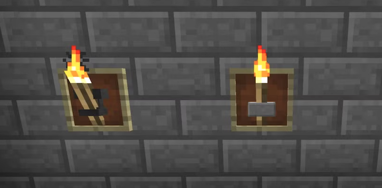 مشعل در بازی ماینکرفت میتواند بهترین دوست شما باشد.