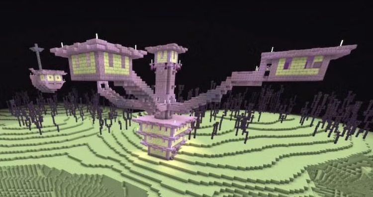 در این مرحله در بازی ماینکرفت برای پیدا کردن آرمور تریم Spire به بعد اند خواهید رفت که پس از مبارزه با اندر دراگون میتوانید به راحتی به آن دست پیدا کنید.