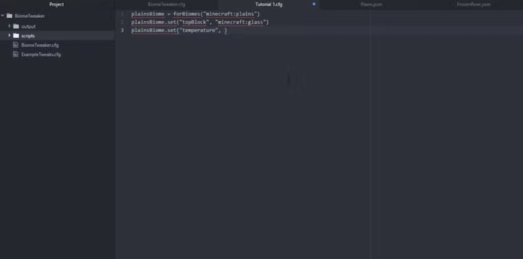 ادیتور BiomeTweaker برای بازی ماینکرفت شما را مجبور میکند برای متمایز کردن بایومهایتان، وارد حوزه کدهای سفارشی شوید.