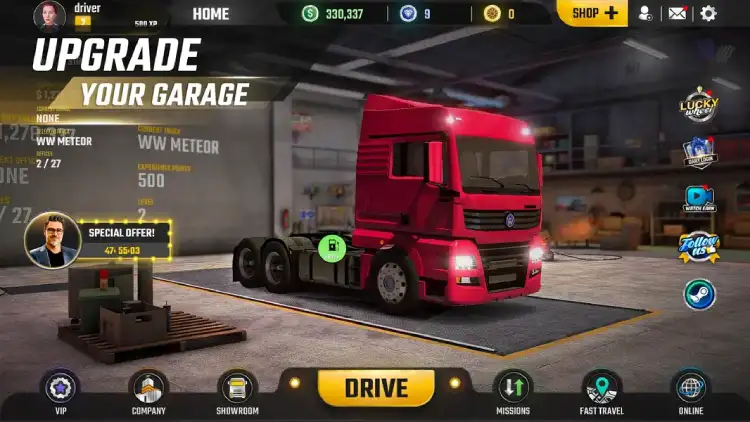 بازی جذاب Truck Simulator World