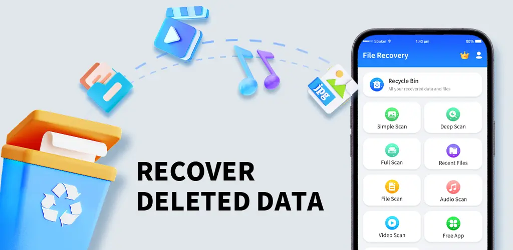  Recover Deleted Data – Mobile Data Recovery App