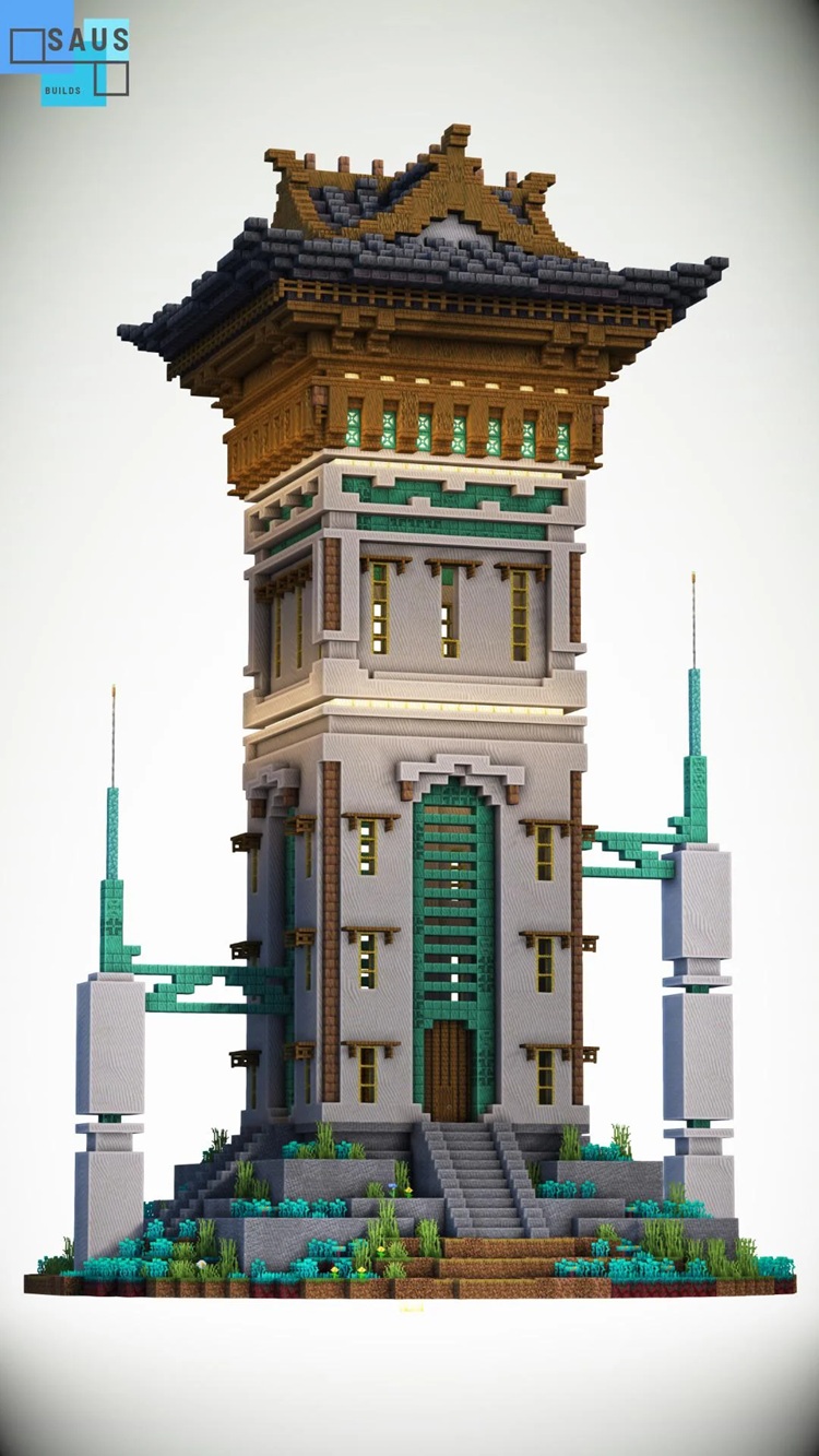 خلاقیت در همه جای این سازه ماینکرفت موج میزند!