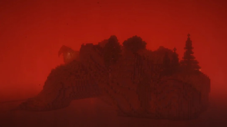 بازی با رنگها در این سازه ماینکرفت حرف اول را میزند!