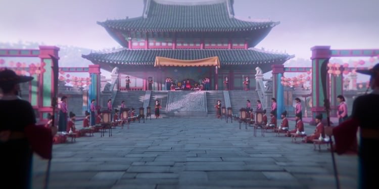 لوکیشنهای انیمیشن KPop Demon Hunters - گیونگبوکگونگ (Gyeongbokgung)
