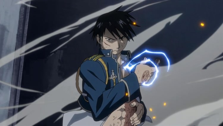 روی موستانگ انیمه Fullmetal Alchemist: Brotherhood