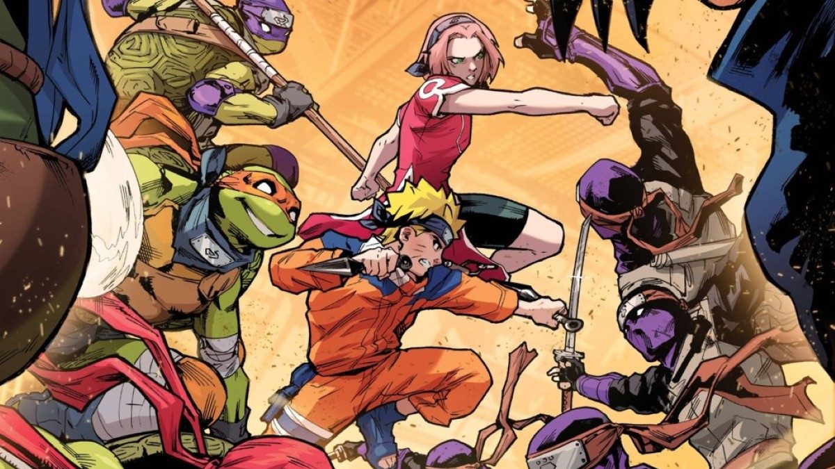 کراساوو لاکپشتهای نینجا و ناروتو / کمیک TMNT x Naruto