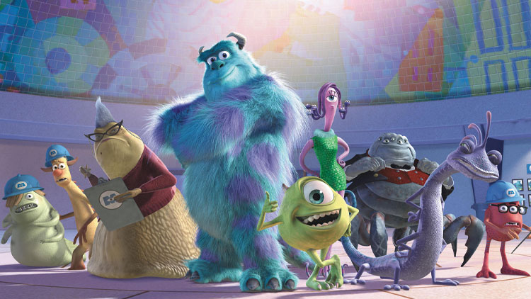 انیمیشن دیزنی / شرکت هیولاها (Monsters, Inc.)