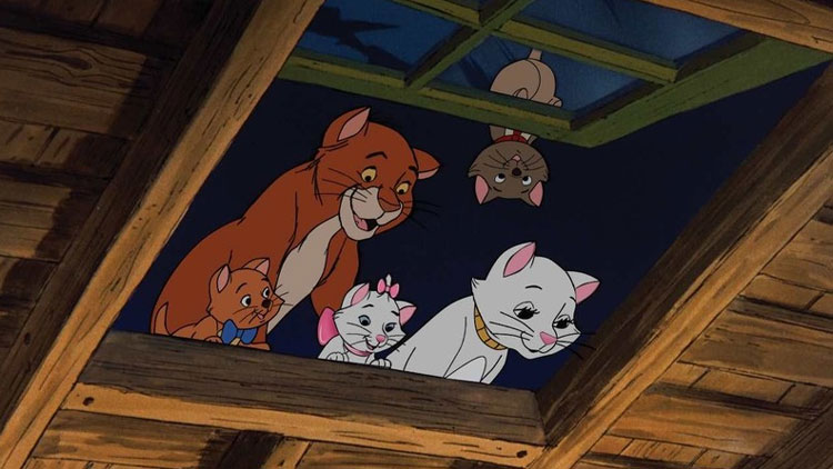 انیمیشن دیزنی / گربه‌های اشرافی (The Aristocats)