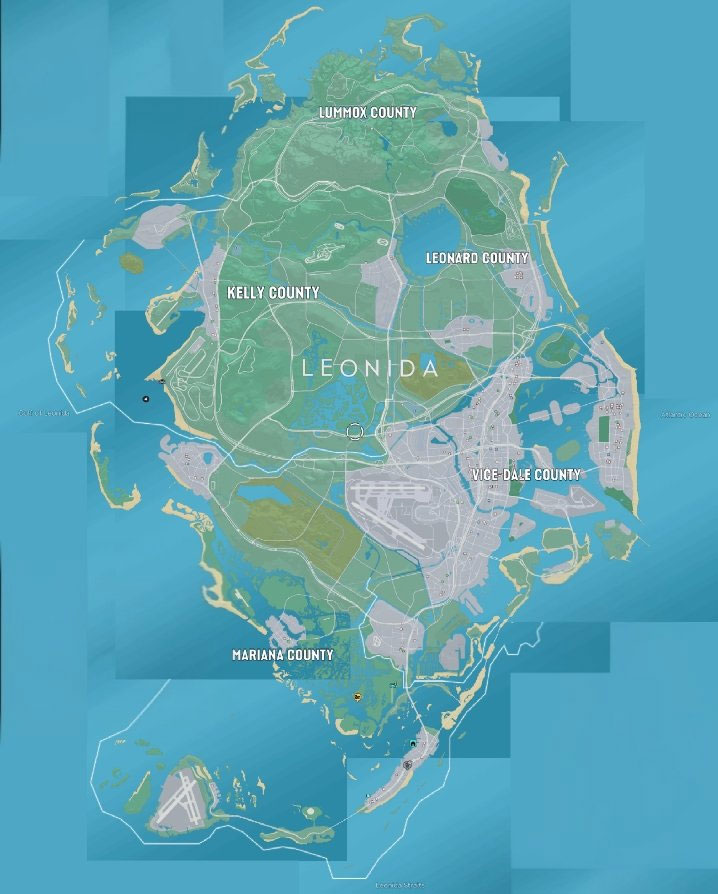 گیمپلی و نقشه بازی GTA 6 لو رفت