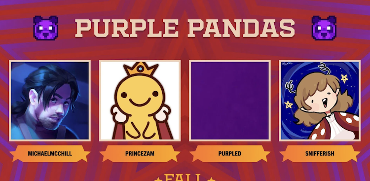 تیم Purple Pandas در رویداد ماینکرفت MCC