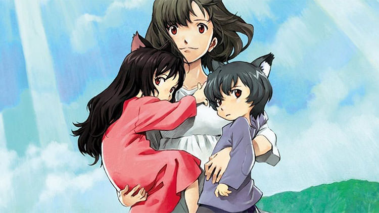 انیمه Wolf Children