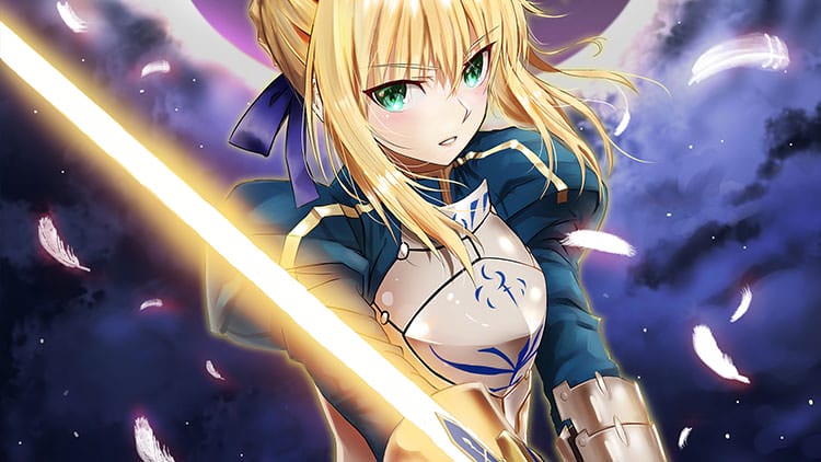 سیبر از انیمه Fate/Stay Night