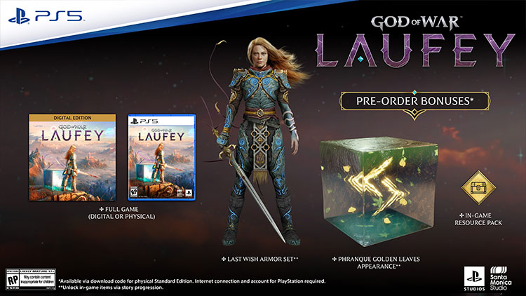 آیتم‌های پیش‌خرید بازی خدای جنگ لوفی / God of War Laufey