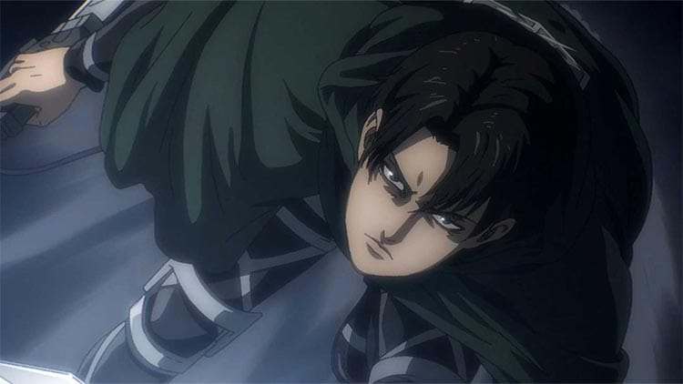 لیوای آکرمن از انیمه Attack on Titan
